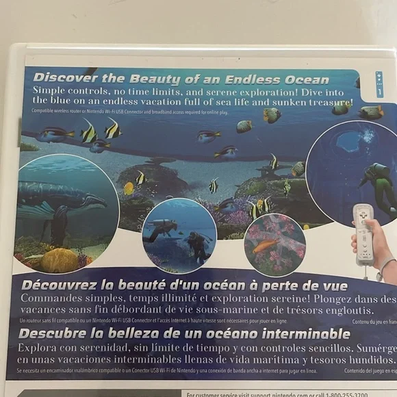 Nintendo Wii Endless Ocean Pre-owned Video Game - Picture 5 of 11